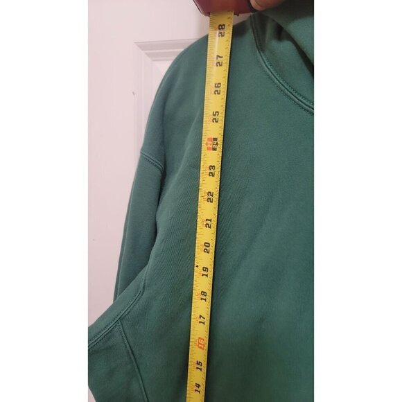 Uniglo Green Hoodie Pullover Sweatshirt with Pockets & Hood SIze XL/T - Picture 8 of 10